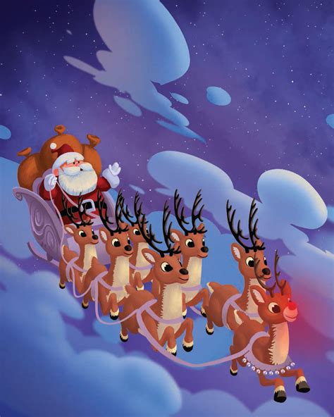 the story of santa's reindeer